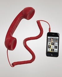 Give your phone a playful pop with this piece from Native Union, designed as a haute high-tech take on the traditional handheld. Give your phone a playful pop with this piece from Native Union, designed as a haute high-tech take on the traditional handheld.