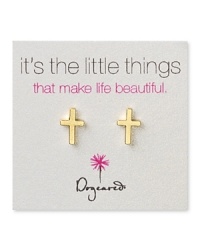 When it just takes a little something, these Dogeared cross earrings are a meaningful statement. When it just takes a little something, these Dogeared cross earrings are a meaningful statement.