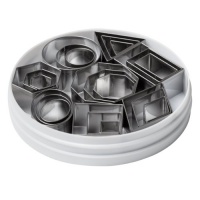 Ateco 4845 Geometric Shape Cutter, Set of 24 Ateco 4845 Geometric Shape Cutter, Set of 24