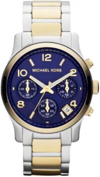 Michael Kors Two-Tone Stainless Steel Chronograph Watch - Gold-Silver Michael Kors Two-Tone Stainless Steel Chronograph Watch - Gold-Silver