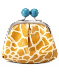 Change things up with this petite, frame coin purse from Fossil that showcases an undecidedly standout style. Sturdy coated canvas is dressed to impress in a variety of bold patterns and bright hues--a fabulously fun look you can take to the bank. Change things up with this petite, frame coin purse from Fossil that showcases an undecidedly standout style. Sturdy coated canvas is dressed to impress in a variety of bold patterns and bright hues--a fabulously fun look you can take to the bank.