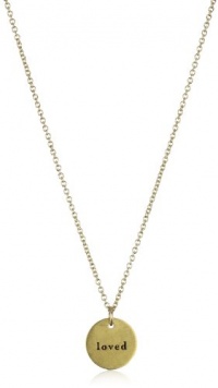 Dogeared Jewels and Gifts Mom, You Are Loved Vermeil Sterling Silver Necklace Dogeared Jewels and Gifts Mom, You Are Loved Vermeil Sterling Silver Necklace