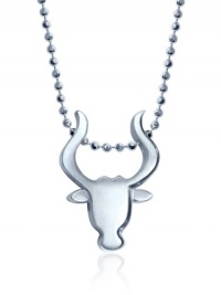 Alex Woo Little Signs Sterling Silver Bull (Taurus) Pendant Necklace, 16 Alex Woo Little Signs Sterling Silver Bull (Taurus) Pendant Necklace, 16