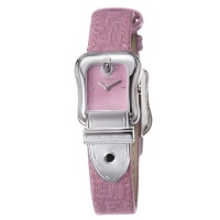 Fendi B. Fendi Ladies Pink Fabric Leather Strap Buckle Shaped Watch F370277BF Fendi B. Fendi Ladies Pink Fabric Leather Strap Buckle Shaped Watch F370277BF