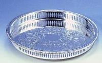 PIERCED SILVER GALLERY TRAY PIERCED SILVER GALLERY TRAY