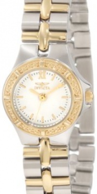 Invicta Women's 0136 Wildflower Collection 18k Gold-Plated and Stainless Steel Watch