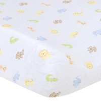 Gerber 100% Cotton Safari Bassinet Sheet ~ Single Pack Gerber 100% Cotton Safari Bassinet Sheet ~ Single Pack