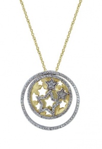 Effy Jewlery Two Tone Diamond Pendant, .75 TCW Effy Jewlery Two Tone Diamond Pendant, .75 TCW