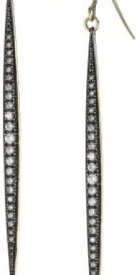 Mizuki 14k Diamond Icicle Earrings