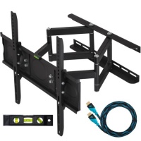 Cheetah Mounts 32-55 Articulating LCD TV Wall Mount Bracket with Full Motion Swing Out Tilt & Swivel Dual Arms for Flat Screen Flat Panel LED Plasma Displays Cheetah Mounts 32-55 Articulating LCD TV Wall Mount Bracket with Full Motion Swing Out Tilt & Swivel Dual Arms for Flat Screen Flat Panel LED Plasma Displays