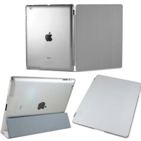 KHOMO ® DUAL CASE: White Smart Cover FRONT + Clear Crystal Back Protector for Apple iPad 2 , iPad 3 & iPad 4 (The new iPad HD) KHOMO ® DUAL CASE: White Smart Cover FRONT + Clear Crystal Back Protector for Apple iPad 2 , iPad 3 & iPad 4 (The new iPad HD)