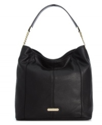 Opt for exquisite accessorizing this season with this slouchy-chic silhouette from Anne Klein. Outfitted with gleaming hardware and signature detailing, its generous interior leaves room for more than just the essentials. Opt for exquisite accessorizing this season with this slouchy-chic silhouette from Anne Klein. Outfitted with gleaming hardware and signature detailing, its generous interior leaves room for more than just the essentials.