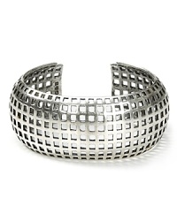 Giles & Brother's perforated silver cuff is hardcore fashion hardware. Don't reserve this accessory for after-hours--wear it to add a touch of tough to daytime favorites. Giles & Brother's perforated silver cuff is hardcore fashion hardware. Don't reserve this accessory for after-hours--wear it to add a touch of tough to daytime favorites.