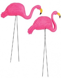 Two 26 Pink Flamingo Party Decoration Yard Ornaments Two 26 Pink Flamingo Party Decoration Yard Ornaments