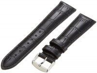 Hadley-Roma Men's MSM898RA-220 22-mm Black Alligator Grain Leather WatchStrap Hadley-Roma Men's MSM898RA-220 22-mm Black Alligator Grain Leather WatchStrap