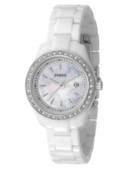Add a generous touch of elegance to every hour of the day with this chic Stella collection watch from Fossil. Add a generous touch of elegance to every hour of the day with this chic Stella collection watch from Fossil.