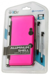 3DS Aluminum Shell plus Stylus Pens Kit - Pink 3DS Aluminum Shell plus Stylus Pens Kit - Pink