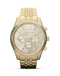 A little bit Upper East Side, a little bit of-the-moment, this polished Michael Kors watch is confidently styled with a light champagne dial, set off by a classic bracelet. A little bit Upper East Side, a little bit of-the-moment, this polished Michael Kors watch is confidently styled with a light champagne dial, set off by a classic bracelet.