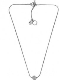Michael Kors Pave Glass Fireball Pendant Necklace, Silver Michael Kors Pave Glass Fireball Pendant Necklace, Silver