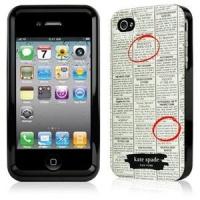 Contour Design Kate Spade iPhone 4/4S Newspap Contour Design Kate Spade iPhone 4/4S Newspap