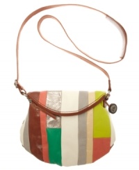 Get ready to take on the day with this sleek crossbody from The Sak. A foldover top flap and and subtle signature hardware gives an effortlessly chic look to this everyday bag. Get ready to take on the day with this sleek crossbody from The Sak. A foldover top flap and and subtle signature hardware gives an effortlessly chic look to this everyday bag.