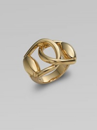 From the Horsebit Collection. An elegant style in radiant 18k gold. 18k goldWidth, about ¾Made in Italy From the Horsebit Collection. An elegant style in radiant 18k gold. 18k goldWidth, about ¾Made in Italy