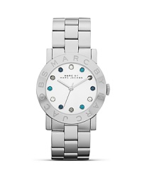 A statement watch is a must for every it-girl, and MARC BY MARC JACOBS glitzy style says glamour. It's sleek design is perfect for the day-to-day, so roll up your sleeves to show off this piece. A statement watch is a must for every it-girl, and MARC BY MARC JACOBS glitzy style says glamour. It's sleek design is perfect for the day-to-day, so roll up your sleeves to show off this piece.