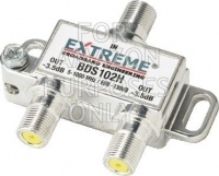 2 WAY EXTREME HD DIGITAL 1GHz HIGH PERFORMANCE COAX CABLE SPLITTER - BDS102H 2 WAY EXTREME HD DIGITAL 1GHz HIGH PERFORMANCE COAX CABLE SPLITTER - BDS102H