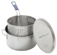 Bayou Classic 1150, 14-Qt. Stainless Deep Fryer, Perforated Basket with Cool Touch Handle Bayou Classic 1150, 14-Qt. Stainless Deep Fryer, Perforated Basket with Cool Touch Handle