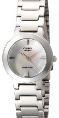 Casio Women's LTP1191A-7C Silver-Tone Shell White Dial Analog Watch Casio Women's LTP1191A-7C Silver-Tone Shell White Dial Analog Watch