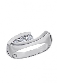 Effy Jewlery 14K White Gold Diamond Ring, .25 TCW Ring size 7 Effy Jewlery 14K White Gold Diamond Ring, .25 TCW Ring size 7