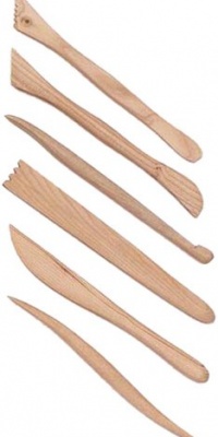 Darice 6-Piece Wooden Clay Tool Set Darice 6-Piece Wooden Clay Tool Set