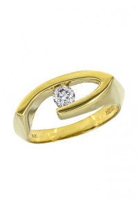 Effy Jewlery 14K Yellow Gold Diamond Ring, .25 TCW Ring size 7 Effy Jewlery 14K Yellow Gold Diamond Ring, .25 TCW Ring size 7