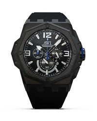 AWI International Round Octo 52 Black PVD and Stainless Steel Watch, 45.5mm AWI International Round Octo 52 Black PVD and Stainless Steel Watch, 45.5mm
