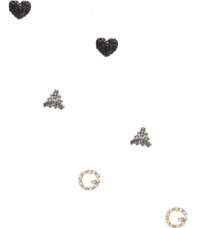 G by GUESS Black and Gold-Tone Stud Earring Set, MULTI G by GUESS Black and Gold-Tone Stud Earring Set, MULTI