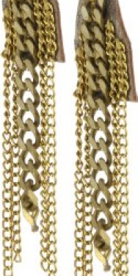 Fiona Paxton Tribal Goddess Shower Metal Chain Earrings