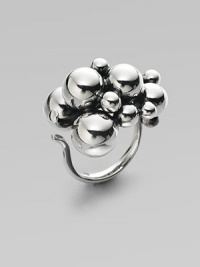 Make a simple statement with this sterling silver piece featuring an organic cluster of spheres. Sterling silverAdjustable fit Width, about 1Imported Make a simple statement with this sterling silver piece featuring an organic cluster of spheres. Sterling silverAdjustable fit Width, about 1Imported
