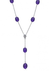 Effy Jewlery 14K White Gold Amethyst & Diamond Necklace, 29.85 TCW Effy Jewlery 14K White Gold Amethyst & Diamond Necklace, 29.85 TCW