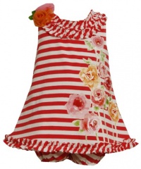 Bonnie Baby Baby-girls Infant Screenprint on Knit Dress Bonnie Baby Baby-girls Infant Screenprint on Knit Dress