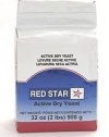 Red Star Baking Yeast, Vacuum Packed, 2 Pounds (32 ounces - 908 g)
