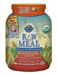 Garden of Life Raw Organic Meal Nutritional Supplement, Vanilla Spiced Chai, Mini, 557 Gram Garden of Life Raw Organic Meal Nutritional Supplement, Vanilla Spiced Chai, Mini, 557 Gram