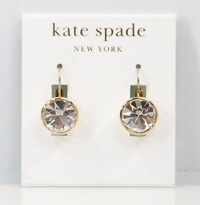 Kate Spade - Round Lever-back Clear Crystal Dangle Earrings Kate Spade - Round Lever-back Clear Crystal Dangle Earrings