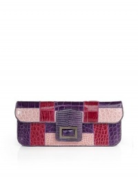 THE LOOKLong rectangular silhouetteLuxe alligator skin in a colorful patchwork designAmethyst and gunmetal accentMagnetic flap closureOne inside zip pocketInside logo patchTHE FIT11W X 4H X 1DTHE MATERIALAlligatorSuede liningORIGINMade in USA of Italian materials THE LOOKLong rectangular silhouetteLuxe alligator skin in a colorful patchwork designAmethyst and gunmetal accentMagnetic flap closureOne inside zip pocketInside logo patchTHE FIT11W X 4H X 1DTHE MATERIALAlligatorSuede liningORIGINMade in USA of Italian materials