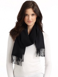 THE LOOKFringe detailsUnfinished hemTHE FIT11½W x 64LTHE MATERIALBaby alpacaCARE & ORIGINHand washImported of domestic fabric THE LOOKFringe detailsUnfinished hemTHE FIT11½W x 64LTHE MATERIALBaby alpacaCARE & ORIGINHand washImported of domestic fabric