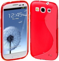 Cimo S-Line Back Flexible Cover TPU Case for Samsung Galaxy S III S3 (AT&T, T-Mobile, Sprint, Verizon, US Cellular, International) - Red Cimo S-Line Back Flexible Cover TPU Case for Samsung Galaxy S III S3 (AT&T, T-Mobile, Sprint, Verizon, US Cellular, International) - Red