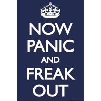Now Panic and Freak Out Poster 24x36 UK England 33566 Poster Print, 24x36 Now Panic and Freak Out Poster 24x36 UK England 33566 Poster Print, 24x36