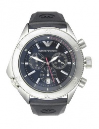 Emporio Armani Men's Watch Men's Rubber Strap AR0548 - 2 Emporio Armani Men's Watch Men's Rubber Strap AR0548 - 2