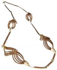 Through the use of indigenous fiber materials like buri and organic golden grass, found only in Brasil, Art da Terra creates handcrafted costume and fashion jewelry and handbags. The technique of intertwining golden grass, natural fibers and textiles into intricate designs by hand adds distinctive character to Art da Terra's creations. Own a piece of Brasil with this twist detail necklace made from golden straw found in the Amazon. Discover Brasil. The bold colors. The exotic scents. The sensual textures. The natural sensations. Only at Macy's. Through the use of indigenous fiber materials like buri and organic golden grass, found only in Brasil, Art da Terra creates handcrafted costume and fashion jewelry and handbags. The technique of intertwining golden grass, natural fibers and textiles into intricate designs by hand adds distinctive character to Art da Terra's creations. Own a piece of Brasil with this twist detail necklace made from golden straw found in the Amazon. Discover Brasil. The bold colors. The exotic scents. The sensual textures. The natural sensations. Only at Macy's.