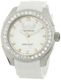Marc Ecko Men's E12586G1 The Grandee White Resin Strap Watch Marc Ecko Men's E12586G1 The Grandee White Resin Strap Watch