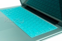 Kuzy - Solid Coral Blue Keyboard Silicone Cover Skin for MacBook / MacBook Pro 13 15 17 Aluminum Unibody (fits MacBook with or w/out Retina Display) / Macbook Air 13 Kuzy - Solid Coral Blue Keyboard Silicone Cover Skin for MacBook / MacBook Pro 13 15 17 Aluminum Unibody (fits MacBook with or w/out Retina Display) / Macbook Air 13